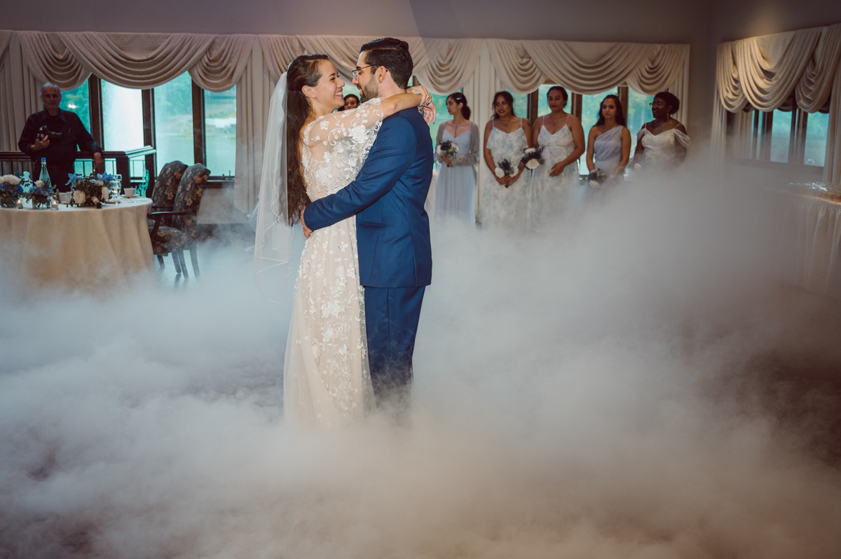 These two dancers, passionate lovers got married on a hot humid day at Auletto Caterers in Deptford NJ. Even though it was hot & humid Nina and Hector were all smiles as well as their family during the family portrait time. Wedding couple's and families that listens to you and does everything you ask them to even though the weather and environment can be tough are the BEST kind of clients! Nina and Hector were that best ideal clients, they from day one left all control regarding photo to me, did not question or have concerns. Knowing that you have this full trust and control on the wedding day makes you want to give your 100% and more. Nina and Hector are one of my top ideal clients and their wedding day photos are living proof of it. Nina and Hector's wedding day was combined of casual, mess, chaos, laughters, chill, emotional and passionate love for dancing. This was my first time at Auletto Caterers and in this part of NJ and this wedding venue in Deptford NJ was a pleasant surprise. It was full of secret locations for photos, garden, little pond where I played around with reflections, peacocks, waterfall and lavender field! Plus kind people to work with. Nina and Hector's July wedding at Auletto Caterers NJ captured by Karis from Hey Karis NY, NJ, Brooklyn, Hudson Valley and Catskills Wedding and Elopement Photographer.